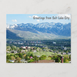 Cartão Postal Saudações de Salt Lake City