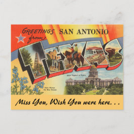 Cartão Postal Saudações de San Antonio