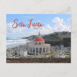 Cartão Postal Saudações de San Juan Porto Rico