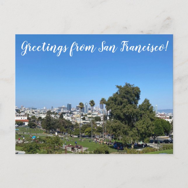 Cartão Postal Saudações de São Francisco (Frente)