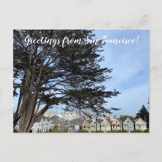 Cartão Postal Saudações de São Francisco! (Frente)