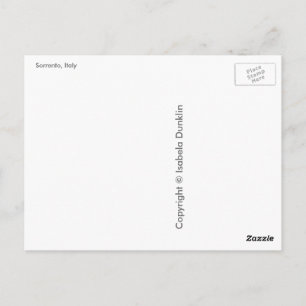 Cartão Postal Saudações de Sorrento, Itália