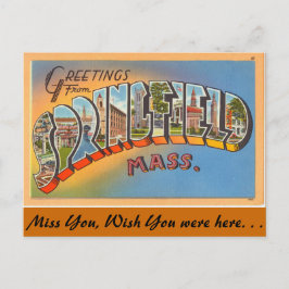 Cartão Postal Saudações de Springfield