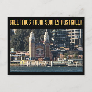 Cartão Postal Saudações de Sydney, Austrália