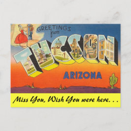 Cartão Postal Saudações de Tucson