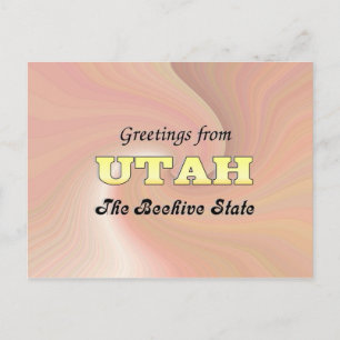 Cartão Postal Saudações de Utah