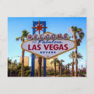 Cartão Postal Saudações de Vegas