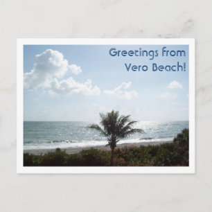 Cartão Postal Saudações de Vero Beach!