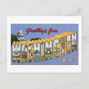 Cartão Postal Saudações de Washington DC