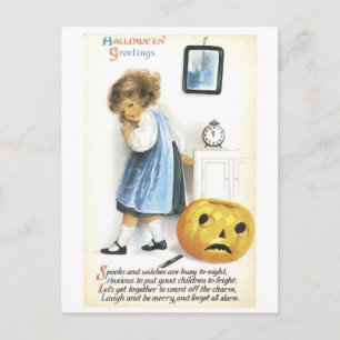 Cartão Postal Saudações do antigo Halloween'en