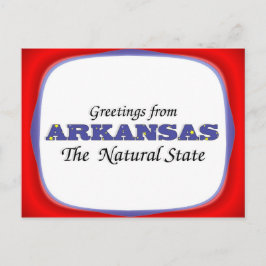 Cartão Postal Saudações do Arkansas