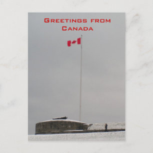 Cartão Postal Saudações do Canadá