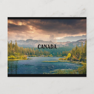 Cartão Postal Saudações do Canadá