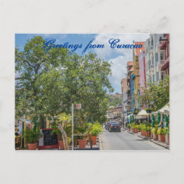 Cartão Postal Saudações do Cartão-Postal de Curaçao