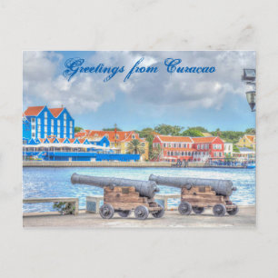Cartão Postal Saudações do Cartão-Postal de Curaçao