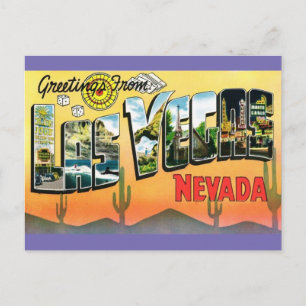 Cartão Postal Saudações do Cartão-postal Viagem de Las Vegas