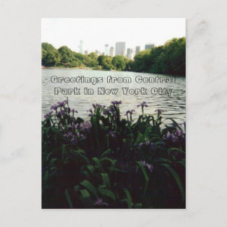 Cartão Postal Saudações do Central Park em Nova Iorque