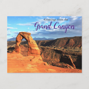 Cartão Postal Saudações do Grand Canyon