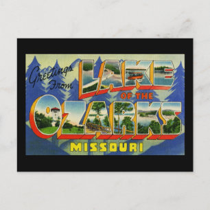 Cartão Postal Saudações do lago de Ozarks Missouri
