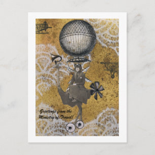 Cartão Postal Saudações do Ministério da Viagem