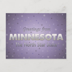 Cartão Postal Saudações do Minnesota