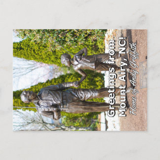 Cartão Postal Saudações do Monte Airy, NC!