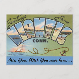 Cartão Postal Saudações do Niantic