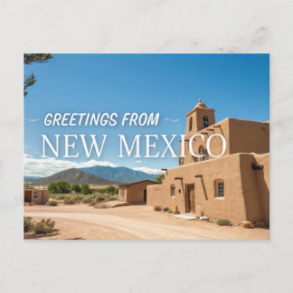 Cartão Postal Saudações Do Novo México