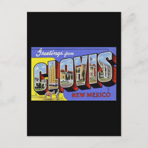 Cartão Postal Saudações do Novo México Clovis