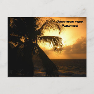 Cartão Postal Saudações do Paraíso