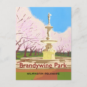 Cartão Postal Saudações do Parque Brandywine