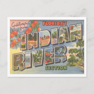 Cartão Postal Saudações do Rio Vintage, na Flórida