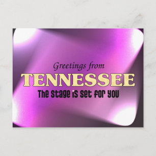 Cartão Postal Saudações do Tennessee