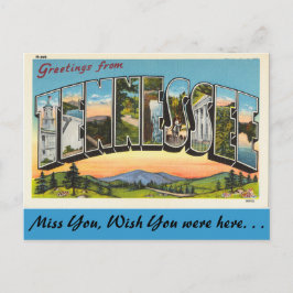 Cartão Postal Saudações do Tennessee