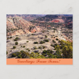 Cartão Postal Saudações Do Texas!