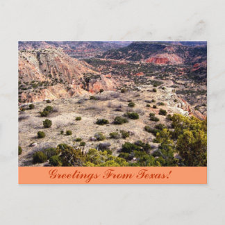 Cartão Postal Saudações Do Texas!