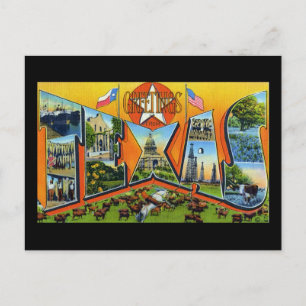 Cartão Postal Saudações do Texas
