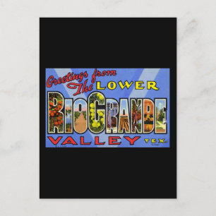 Cartão Postal Saudações do Vale do Rio Grande Inferior Texas