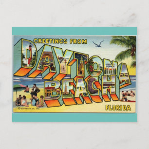 Cartão Postal Saudações do Viagem de Daytona Beach
