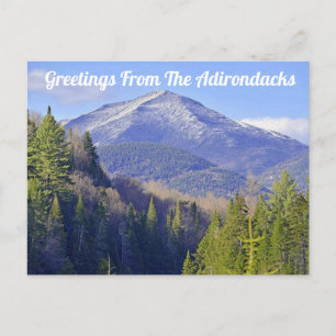 Cartão Postal Saudações Dos Adirondacks