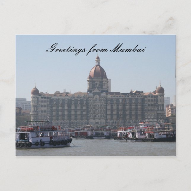 Cartão Postal saudações mumbai (Frente)