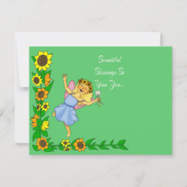 Cartão Postal Saudações Pagan Summer