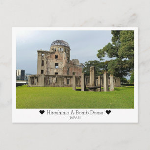 Cartão Postal Saudações personalizadas, de Hiroshima, Japão