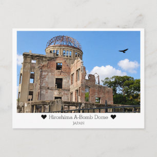 Cartão Postal Saudações personalizadas, de Hiroshima, Japão