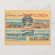 Saudações Vintage Boca Grande Gasparilla Florida