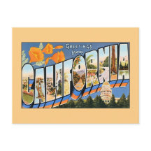 Saudações Vintage da Califórnia