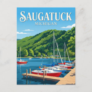 Cartão Postal Saugatuck EUA