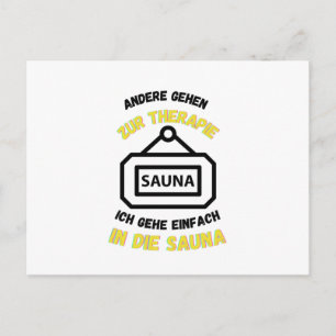Cartão Postal Sauna Outros Vão à Terapia Saunas