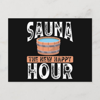 Cartão Postal Sauna the new happy hour