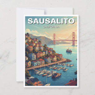 Cartão Postal Sausalito California